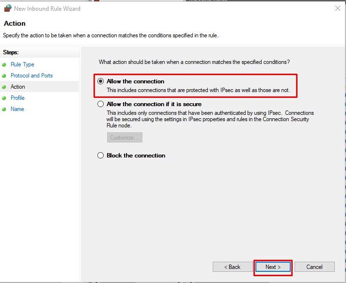 open Port VPS Windows