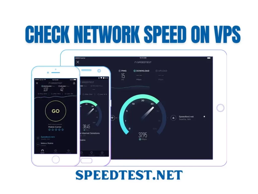 Check network speed on VPS